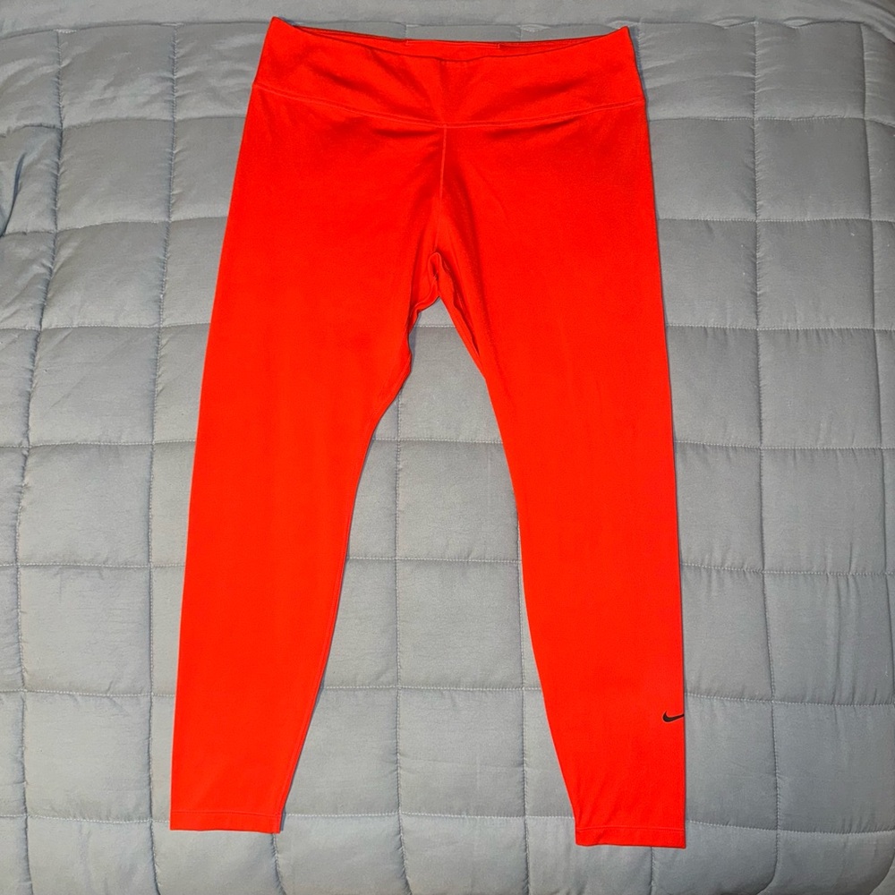 Nike DRI-FIT One Mid-Rise Leggings-Womens 2X